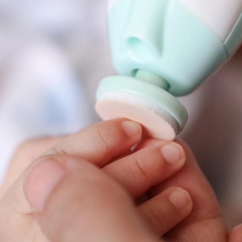 Lima De Uñas Bebe Eléctrica Cortadora, 6 Cabeza Molienda