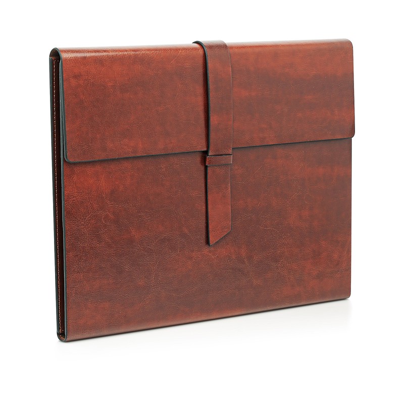 GALLAWAY LEATHER Padfolio Portfolio Folder – Slim Portfolio Folio Organizer
