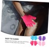 Beavorty 8pcs Bath Scrub Gloves Mens Bodywash Body Scrub Gloves