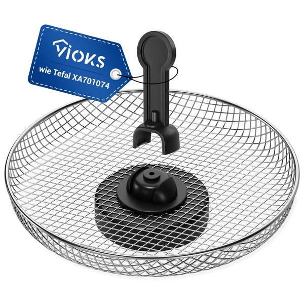 VIOKS Cooking Basket Replacement for Tefal Actifry Xa701074 Snack Attachment for Hot Air Fryer Tefal Snack Collection Hot Air Fryer Tefal Actifry Accessories Hot Air Fryer Tefal Hot Air Fryer