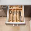Umilife Kitchen Drawer Organizer, 10 Inch Silverware Utensil Tray Holder,