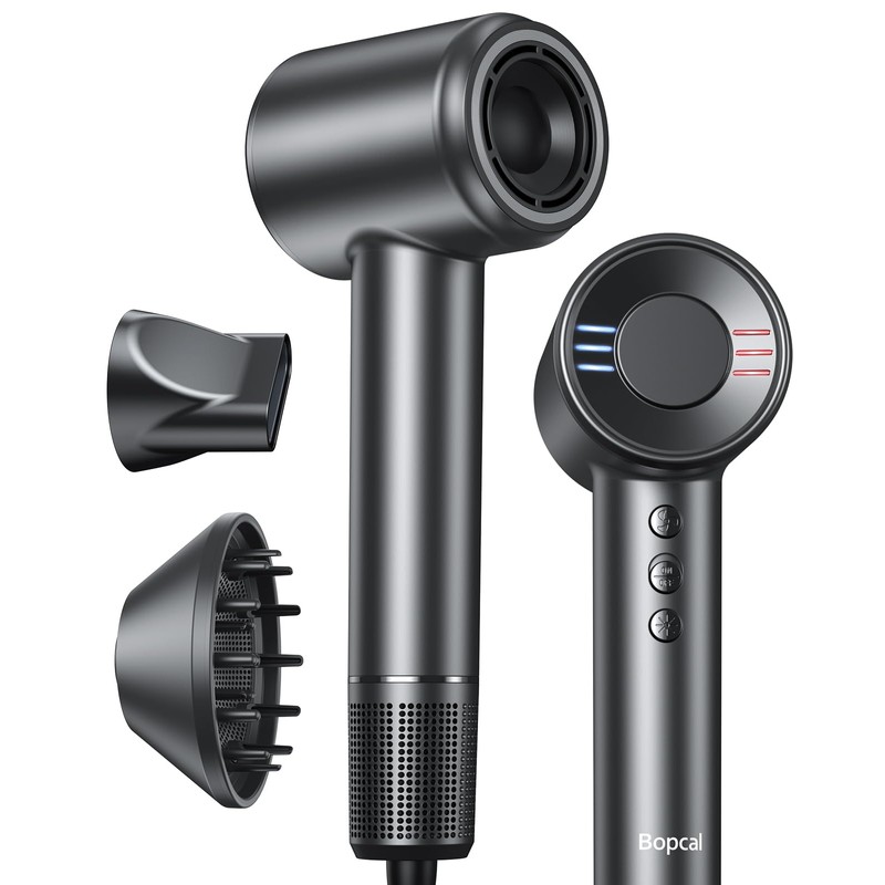 Hair Dryer with Diffuser, 500 Million Negative Ionic Blow Dryer