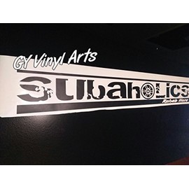 Subaholics Windshield Banners Windshield Decals Cars Stickers Vinyl Graphics ej20 WRX STI BRZ Turbo