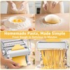 Pasta Maker with 7 Thickness Settings Roller, 2-in-1 Cutter, Hand
