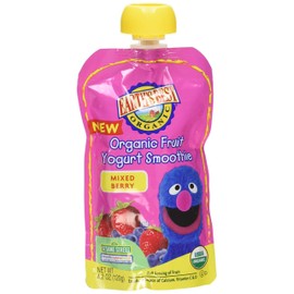 Earth's Best, Organic Fruit Yogurt Smoothie, Mixed Berry (Pack of 6)