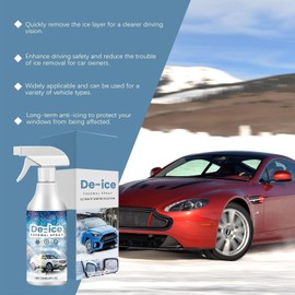 2pcs Deicing Agent, Window Snow Spray, Deicing Spray, Melting Spray, Deicer for Car Windshield, Winter Car Essentials, Fast Ice & Snow Melting Spray（120ml）