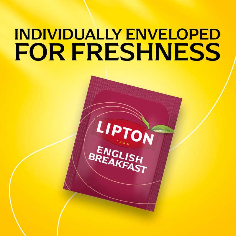 Lipton English Breakfast Tea Bags, Flavored Teabags, 120 Total Bags
