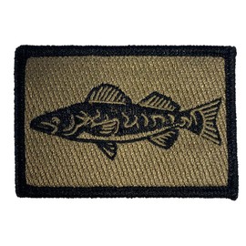 Tactical Wildlife Walleye Patch - Coyote Tan