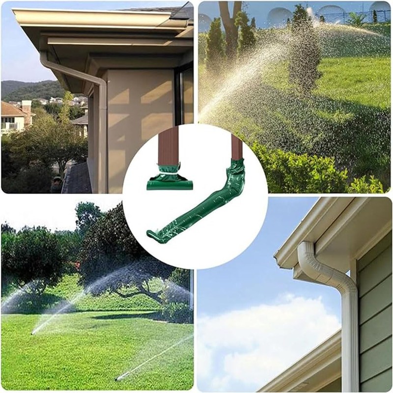 1PCS 47 Inch Rain Gutter Downspout Extension,Downspout Diverter,Flexible Gutter Extension,Rain