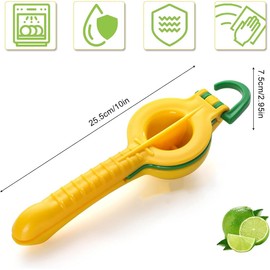 2 Stück Zitronenpresse Handpresse, Zitronenpresse in Premium, Zitruspresse Manuell, Schweres Saftpresse Manuell, Lemon Squeezer für Küche, Bar, Restaurant, Spülmaschinenfest,Handsaftpresse