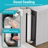 Chiligent 4 Inch 90 Degree Galvanized Dryer Vent Elbow, 2