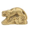 Brass Tiger Statue Ferocious Tiger Durable Brass Rustproof Durable Sturdy
