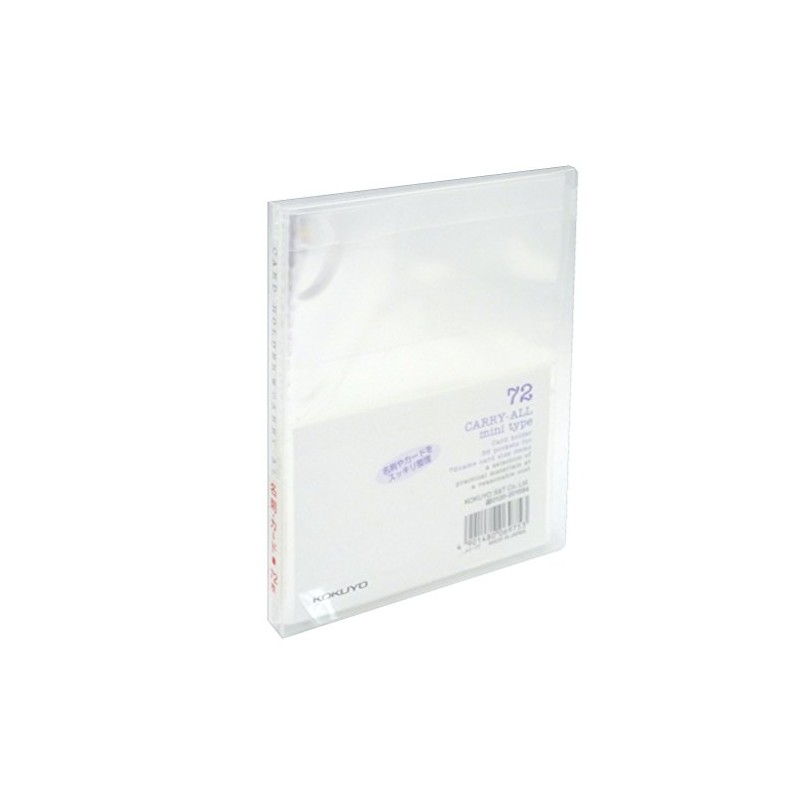 Kokuyo business card holder carry all in Fixed 72 Name Containment