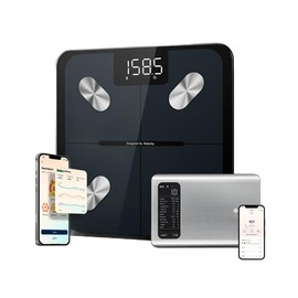 Etekcity Food Nutrition Scale & Body Weight Scale Healthcare Fitness Accurate Weighing Vesync App:_ESN00&ESF551Black