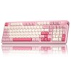 LEOBOG A98 Wireless Mechanical Keyboard, Tri-Mode BT5.0/2.4GHz/USB-C, Creamy Keyboard with