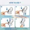 asdmm Boat Anchor Hook Knotless System, Stainless Steel Cam Cleat