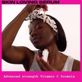 UOMA Vitamin C Serum by Sharon C. Supa Natural Glow (C20) Vitamin C Serum for Face with Hyaluronic Acid + Niacinamide + Vitamin E. Brightening Face Serum for Women & Men. Vegan Skin Care 30ml