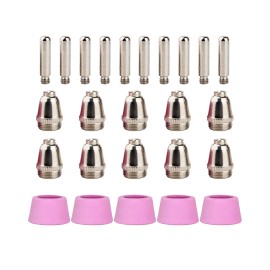 Smart Weld Electrodes Tips Cups Rings for Ramsond CUT70DY Plasma Cutter Consumables Parts - 10-pk Electrodes