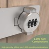 Keyless Combination Lock – 3-Digit Combination Lock for Cabinet Doors