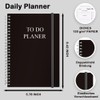 Undated Daily Planner, Notebook with To Do List, Task List,