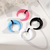 ZS 4 Pairs Acrylic Septum Taper Pincher Ring, 14G 12G