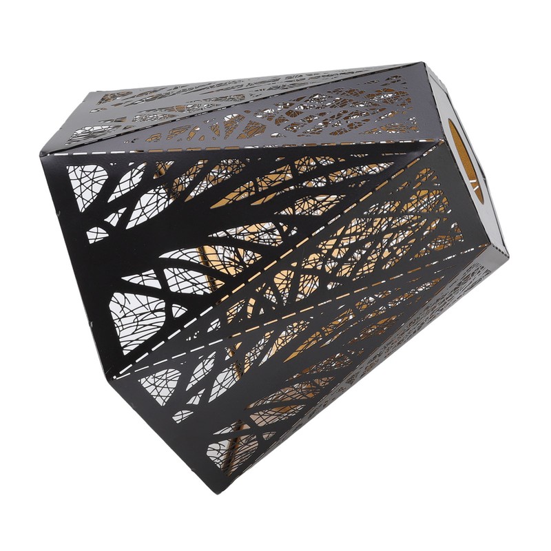 Lamp Shade E27 E26 Desk Lamp Wrought Iron Lampshade Black