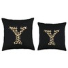 SqueakyRicardo Animal Print Leopard Cheetah Print Letter Y Initial Rustic