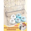 Flip-top Baby Bottle Organizer for 6 to 8 Bottles -