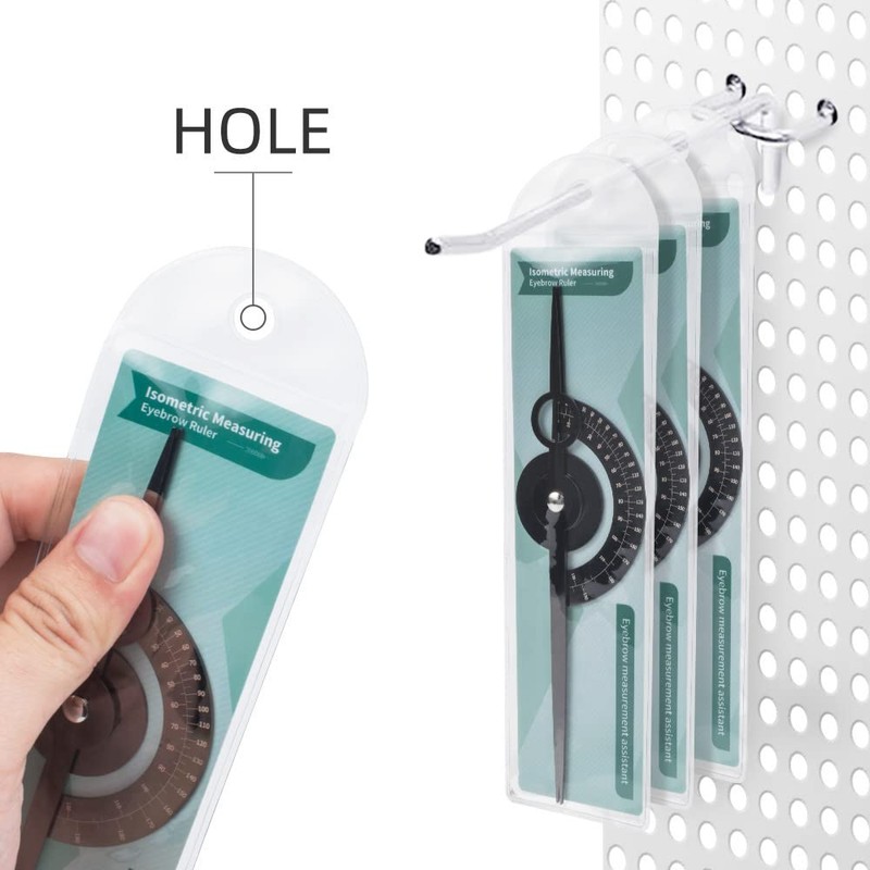 Stainless Steel Golden Ratio Microblading Permanent Makeup Mapping Eyebrow Measure