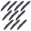 10 Piezas Rizador de Pelo de Esponja, Negro, sin Calor