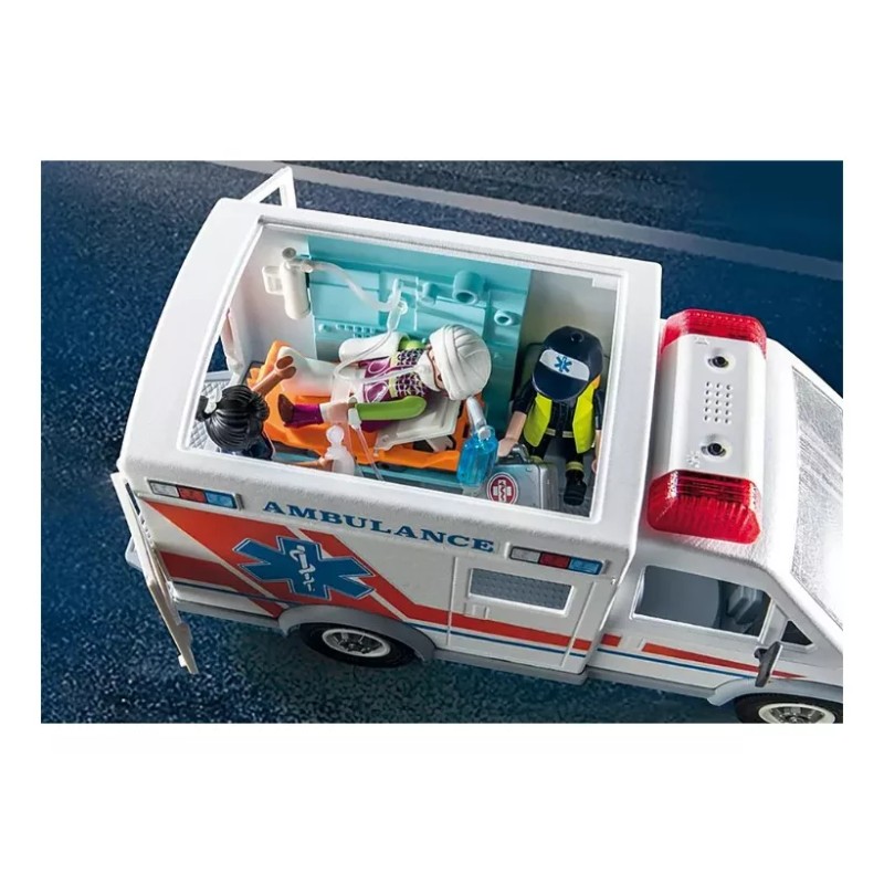 Playmobil Figuras Para Armar Playmobil City Action Ambulancia 63 Piezas