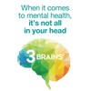 3 Brains 3 Brains Restful Sleep 90 Vegetarian Capsules, Helps