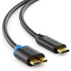 deleyCON 0,5m USB 3.0 Kabel - Stecker Typ 3.1 -