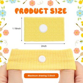 40 bandas para el mareo por movimiento, muñequeras antináuseas, muñequeras ajustables para aliviar el vértigo de acupresión para el coche, el mar, los viajes y las enfermedades