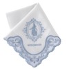 Wedgwood 138062-8202-12 Jasper Lace Handkerchief 8202 Light Blue, blue (light)