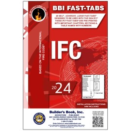 2024 International Fire Code (IFC) Fast Tabs - INDEX TABS ONLY