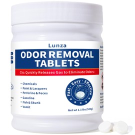 Chlorine Dioxide Odor Removal - Professional Smoke & Pet Odor Remover for Cars, Homes, Carpets & Offices - Fast-Acting, 1-Pack (1.1 lb)