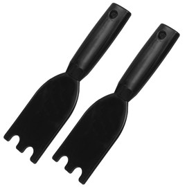 2-Pack Grill Scraper for George Foreman Indoor Grills & Most Other Indoor Grills with Grooves, Heat-Resistant Grill Spatula