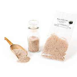 Black Fungus Salt, Rock Crystal Salt, Salt Spice Mix, Spice Salt, Gourmet Salt, Rock Salt, Mountain Salt, Ural, Mushroom Spice, 20 g