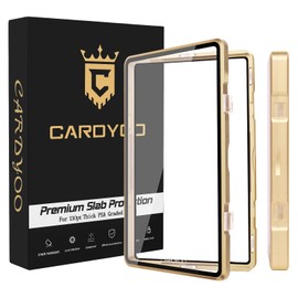 PSA Slab Case, CARDYOO Premium PSA Slab Protector, Metal Graded Card Case for 130PT Standard Card, UV Resistant Composite Glass, Gold