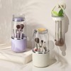Iilnlaty 361° Rotating Makeup Brush Holder Organizer,Makeup Brush Holder with