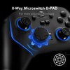 Switch Pro Controller, Game Controller for PC/Switch2/Switch, 7 Color LED