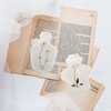 DIY Handmade Homemade Ins Bookmark Transparent Dried Flower Bookmarks