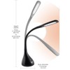OttLite Creative Curves LED Desk Lamp with Adjustable Neck -