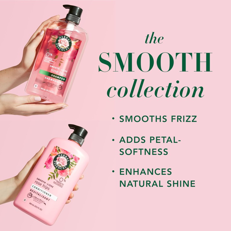 Herbal Essences Shampoo & Conditioner Set, Rose Hips - Smooth
