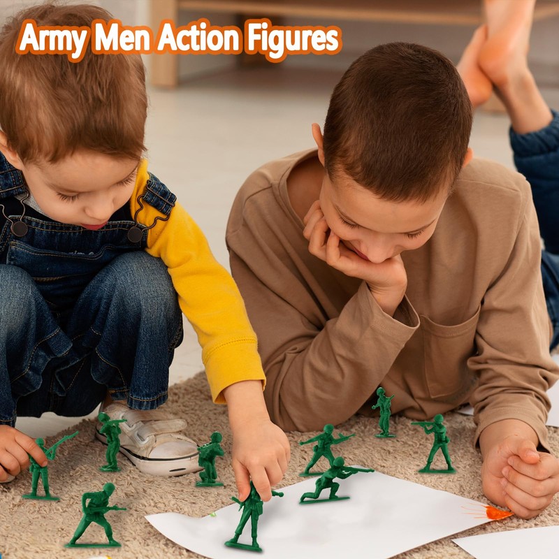 HAPTIME Classic Toy Soldiers Set (50 pcs ) , Plastic