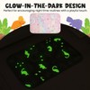 SOAKARO Glow-in-The-Dark Kids Bathroom Rug – Non-Slip, Machine Washable, Soft