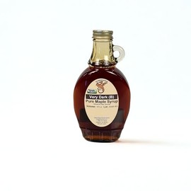 Pure Maple Syrup - Very Dark Color And Strong Taste Grade - Best Grade Cooking - By Dragonwood (8 fl oz)