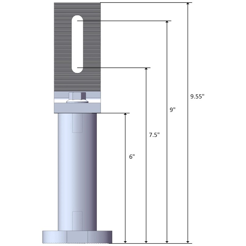 Magerack 4" & 6" Standoff Optional L Bracket for Solar
