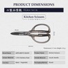 MITSUMOTO SAKARI Detachable Japanese Kitchen Scissors, Multifunctional Cooking Scissors, Acrylic